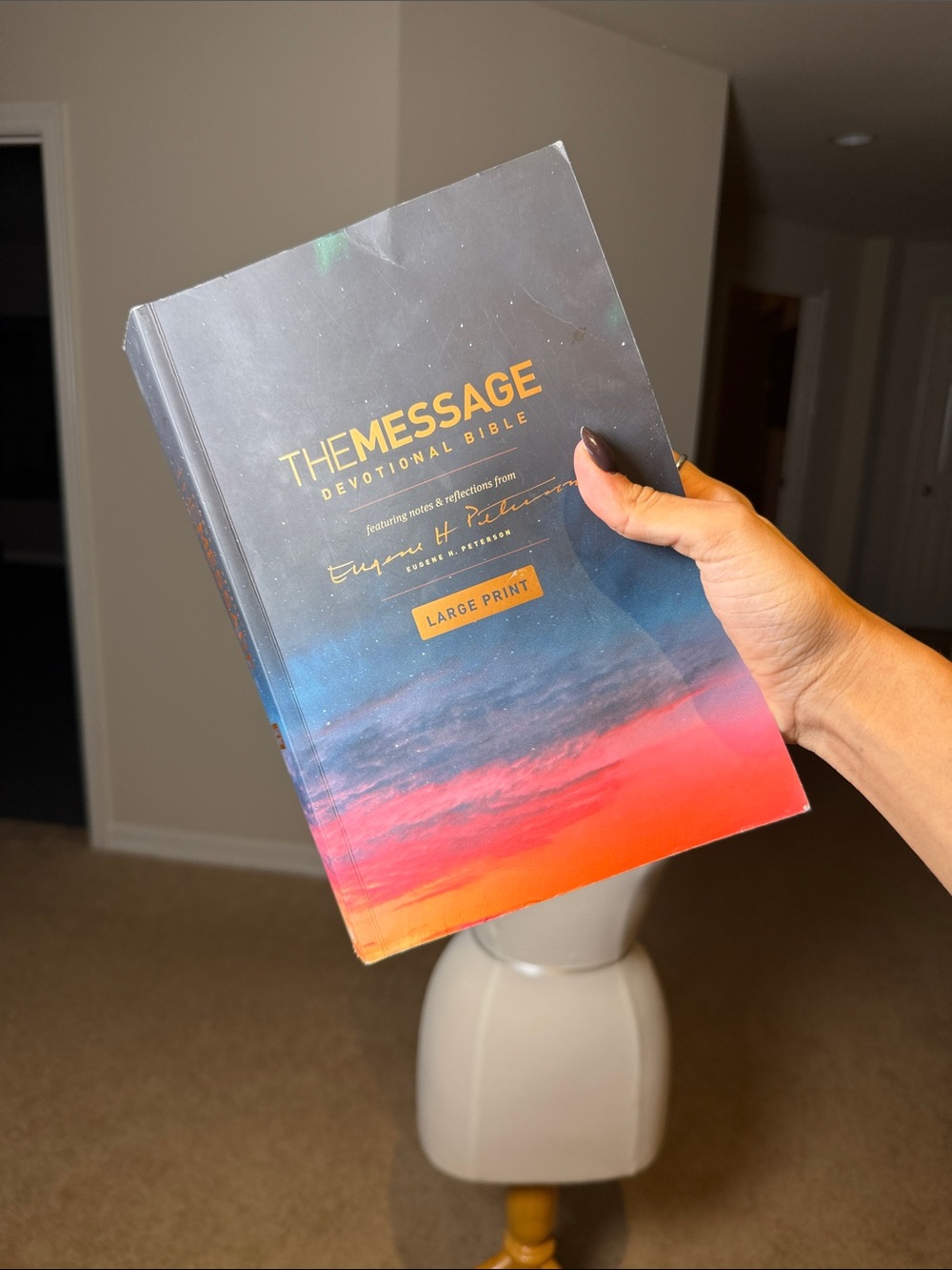 The Message Devotional Bible - Large Print